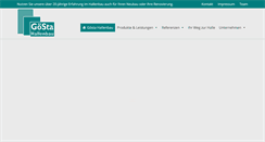 Desktop Screenshot of goesta-hallenbau.de